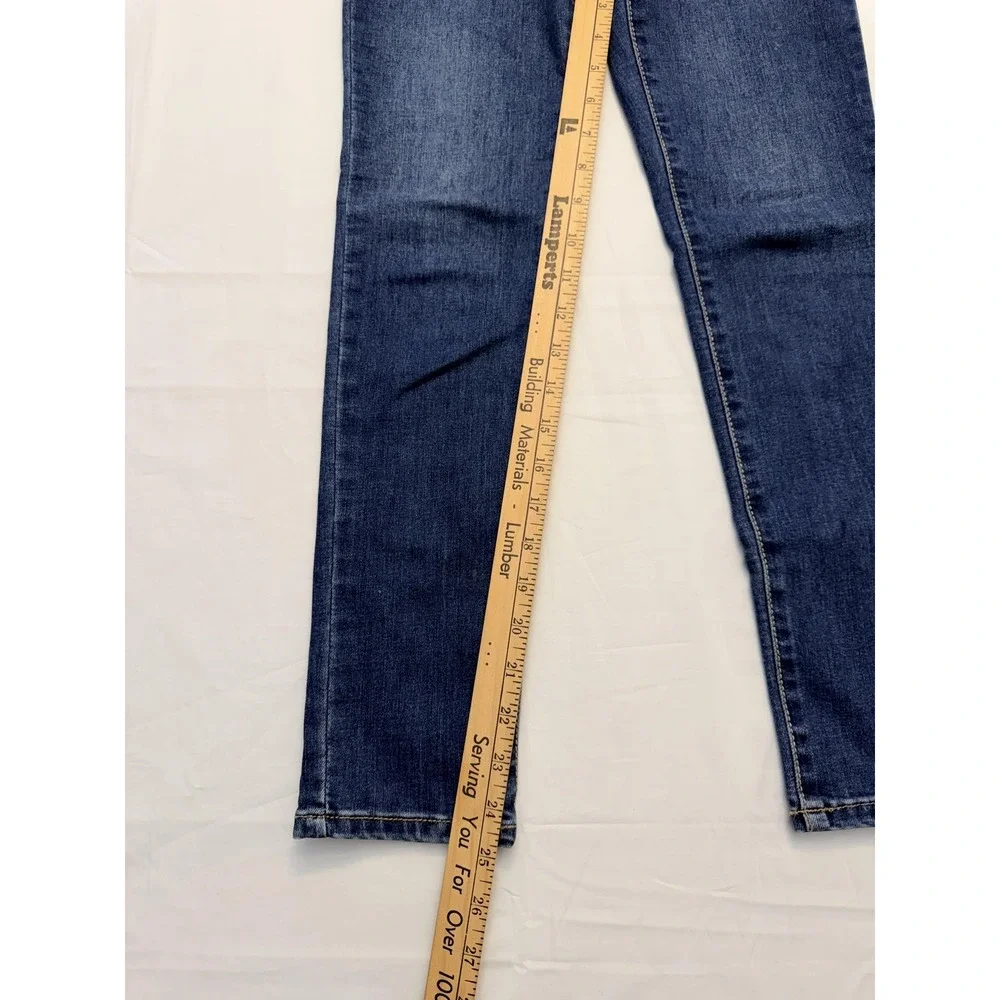 Jordache Jeans Girls 12‎ Slim Blue Skinny Stretch Medium Wash Distressed Denim